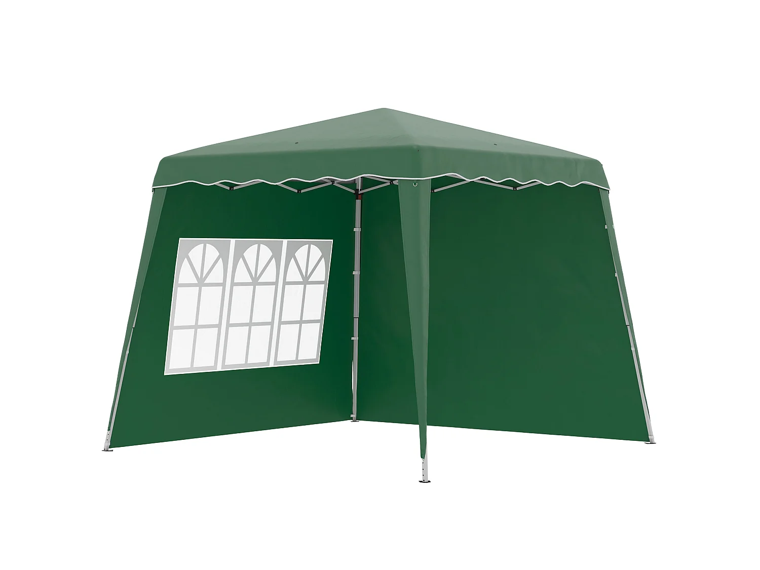 Carpa plegable verde 289x289x250 cm Outsunny