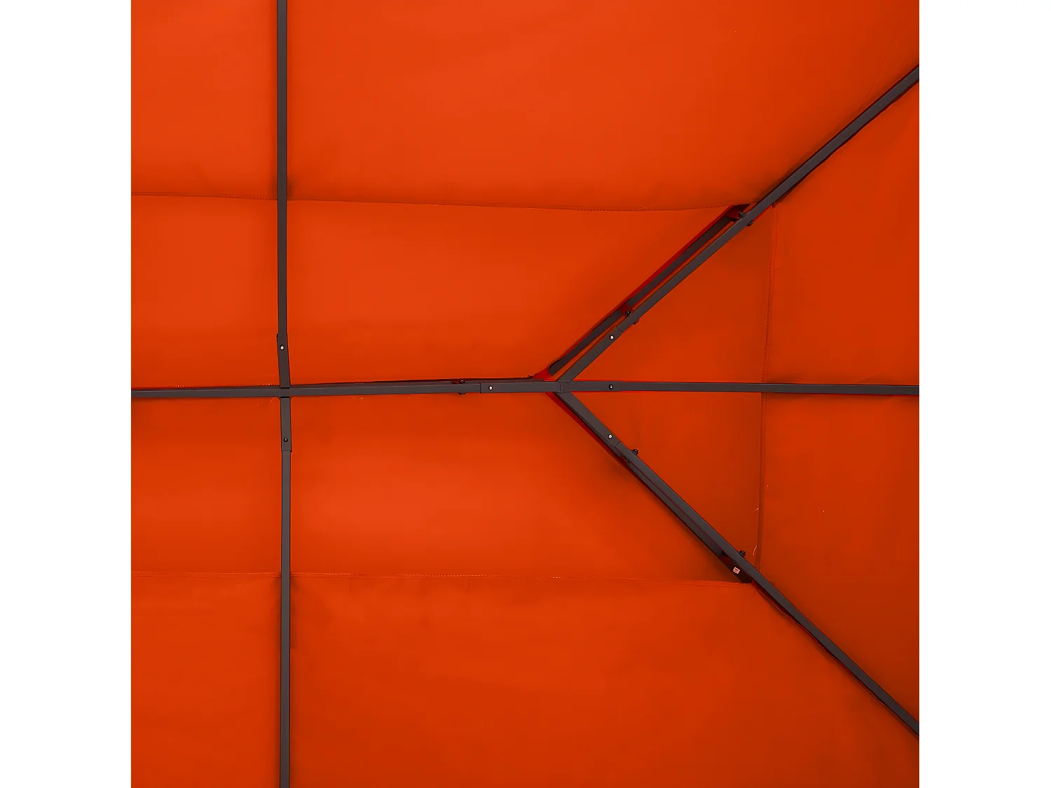 Techo de repuesto para cenador rojo 400x300 cm Outsunny