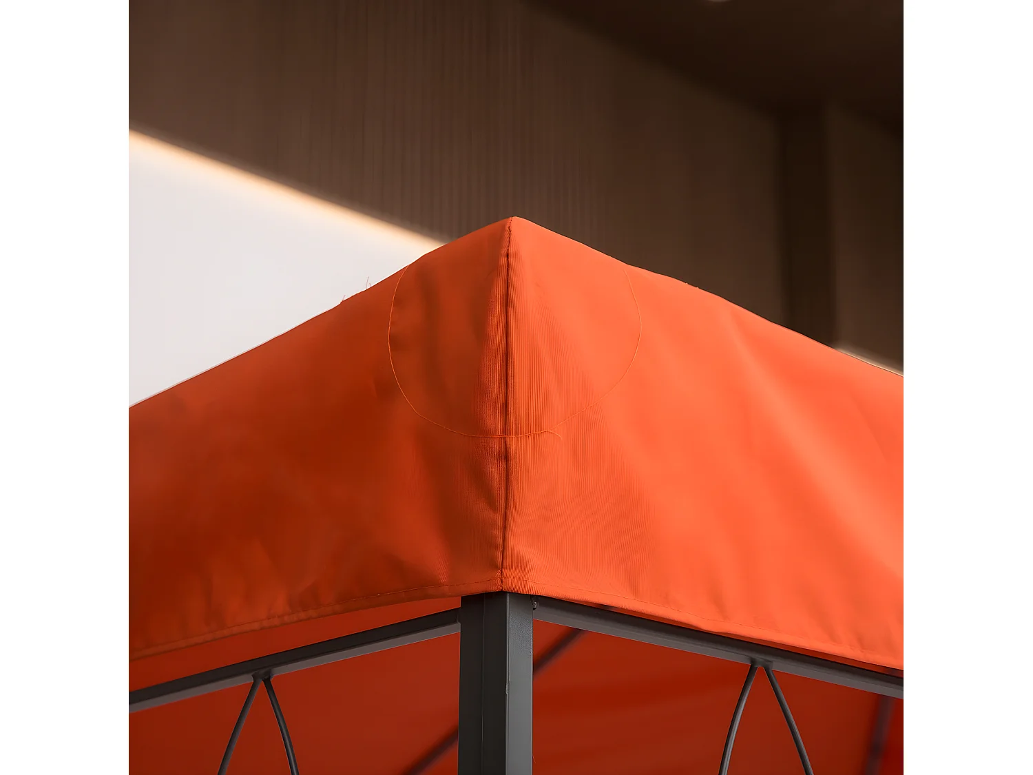 Techo de repuesto para cenador rojo 400x300 cm Outsunny