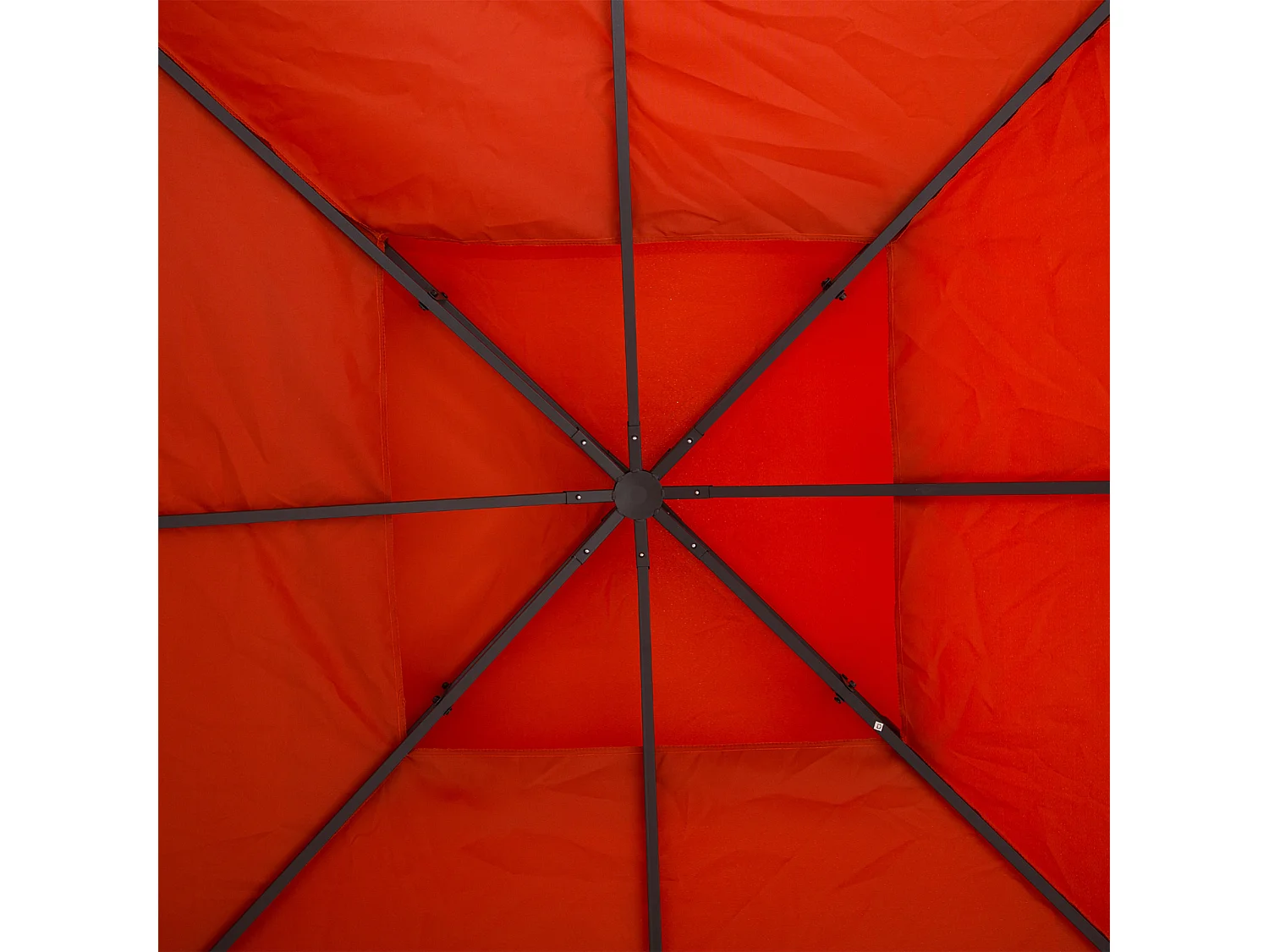 Techo reemplazo para carpa rojo óxido 300x300 cm Outsunny