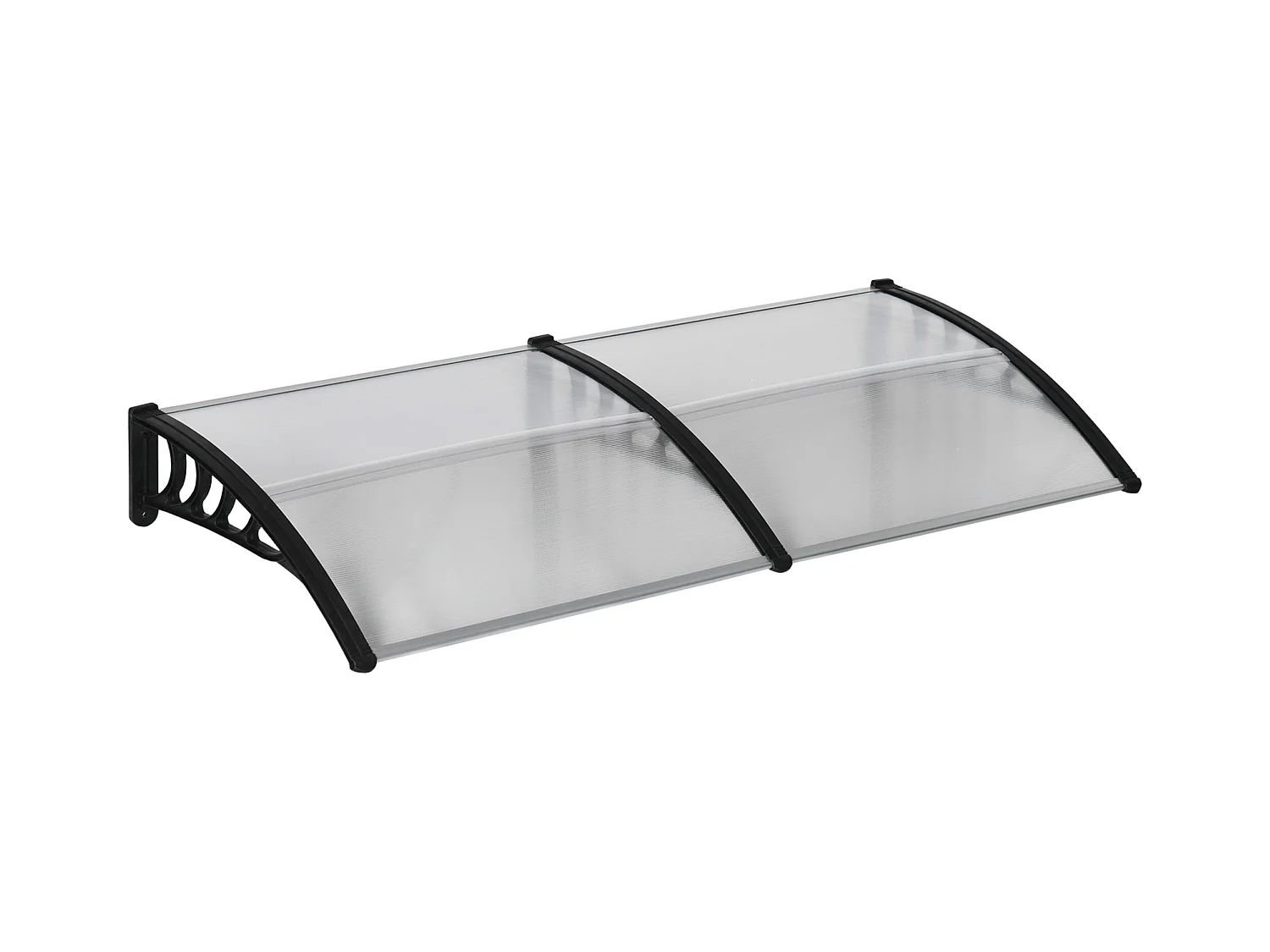 Tejadillo de protección transparente 200x96x27 cm Outsunny