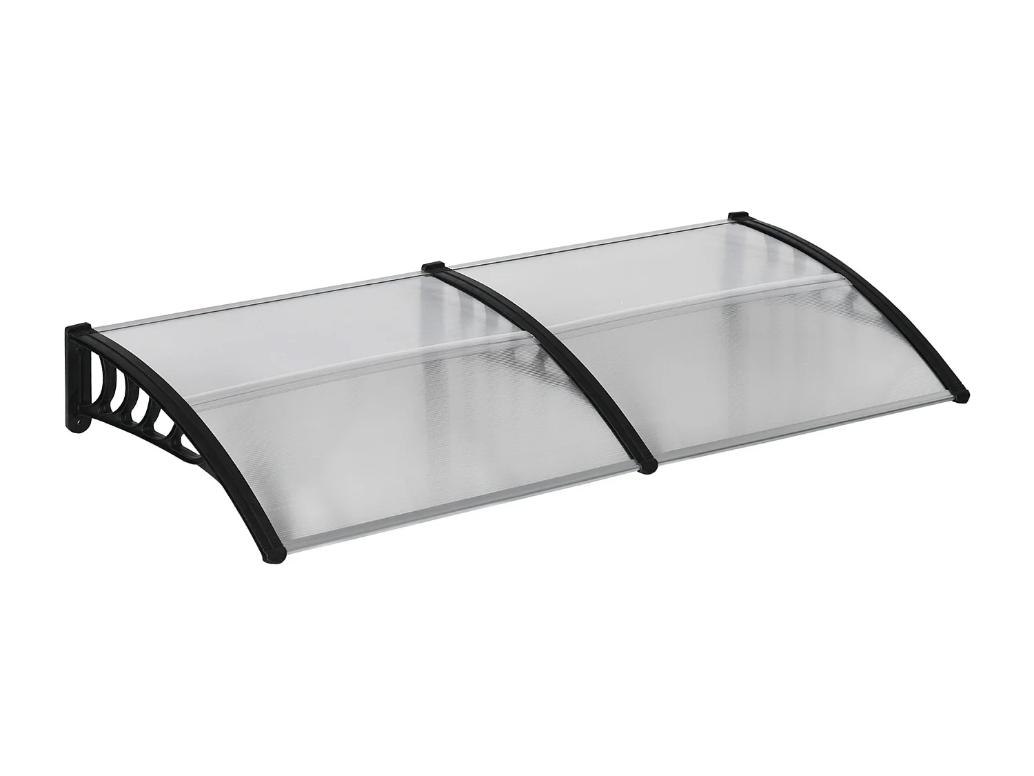 Tejadillo de protección transparente 200x96x27 cm Outsunny