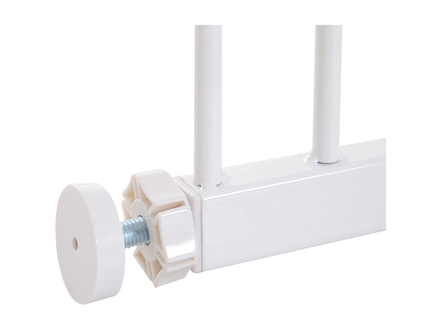 Barrera de seguridad blanco 107x76 cm PawHut