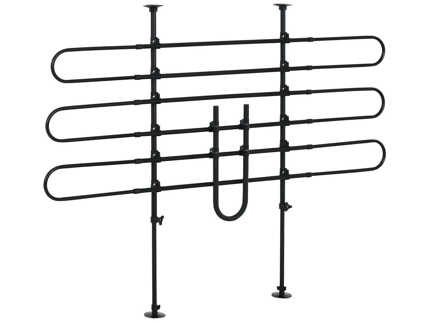 Separador de coche para perros negro 135x120 cm PawHut