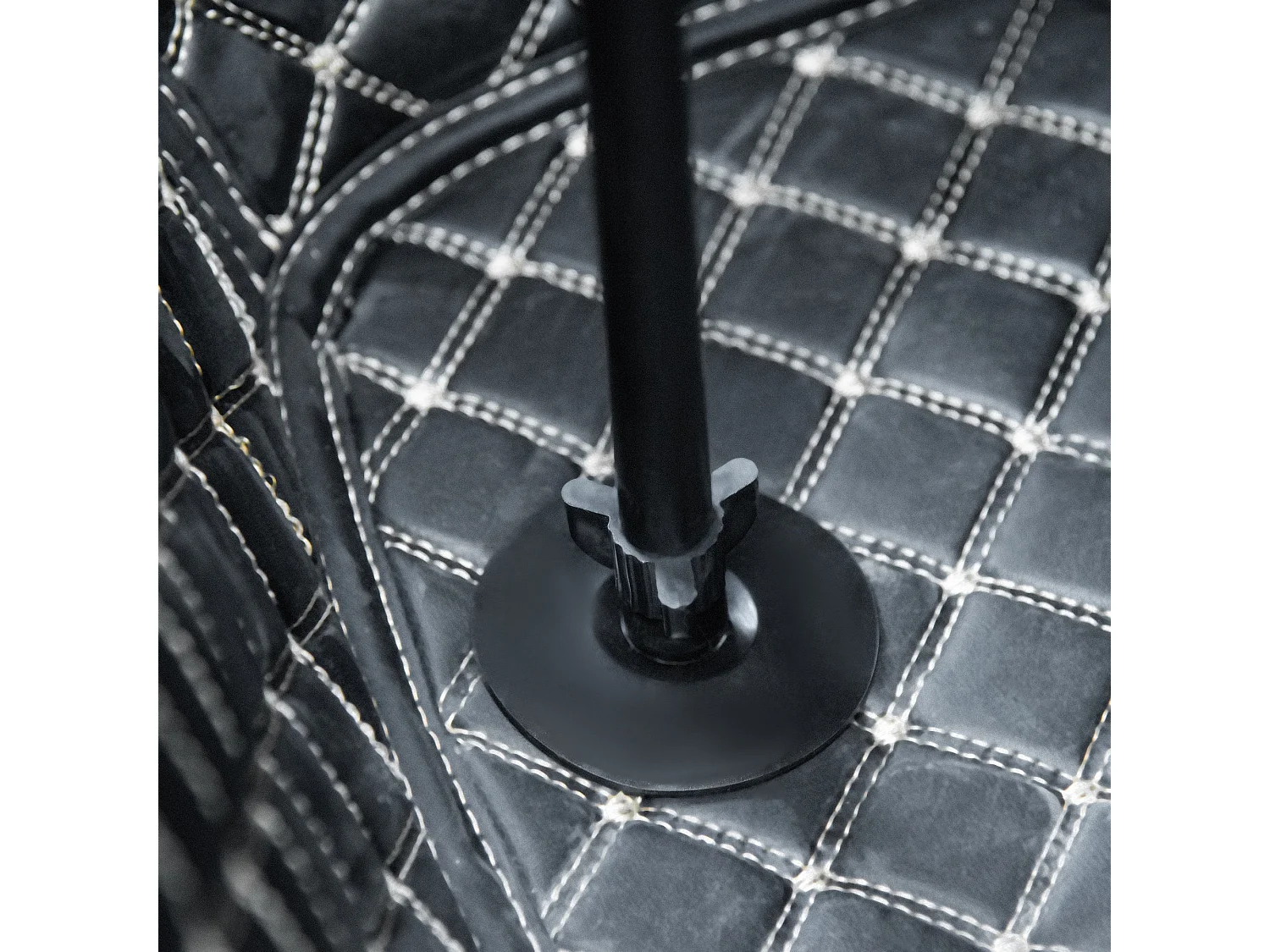 Separador de coche para perros negro 135x120 cm PawHut