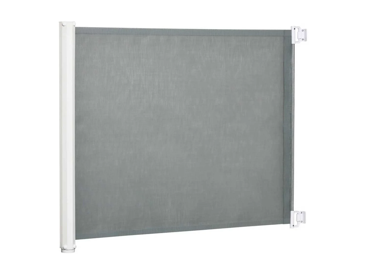Barrera de seguridad gris 115x5.5x82.5 cm PawHut