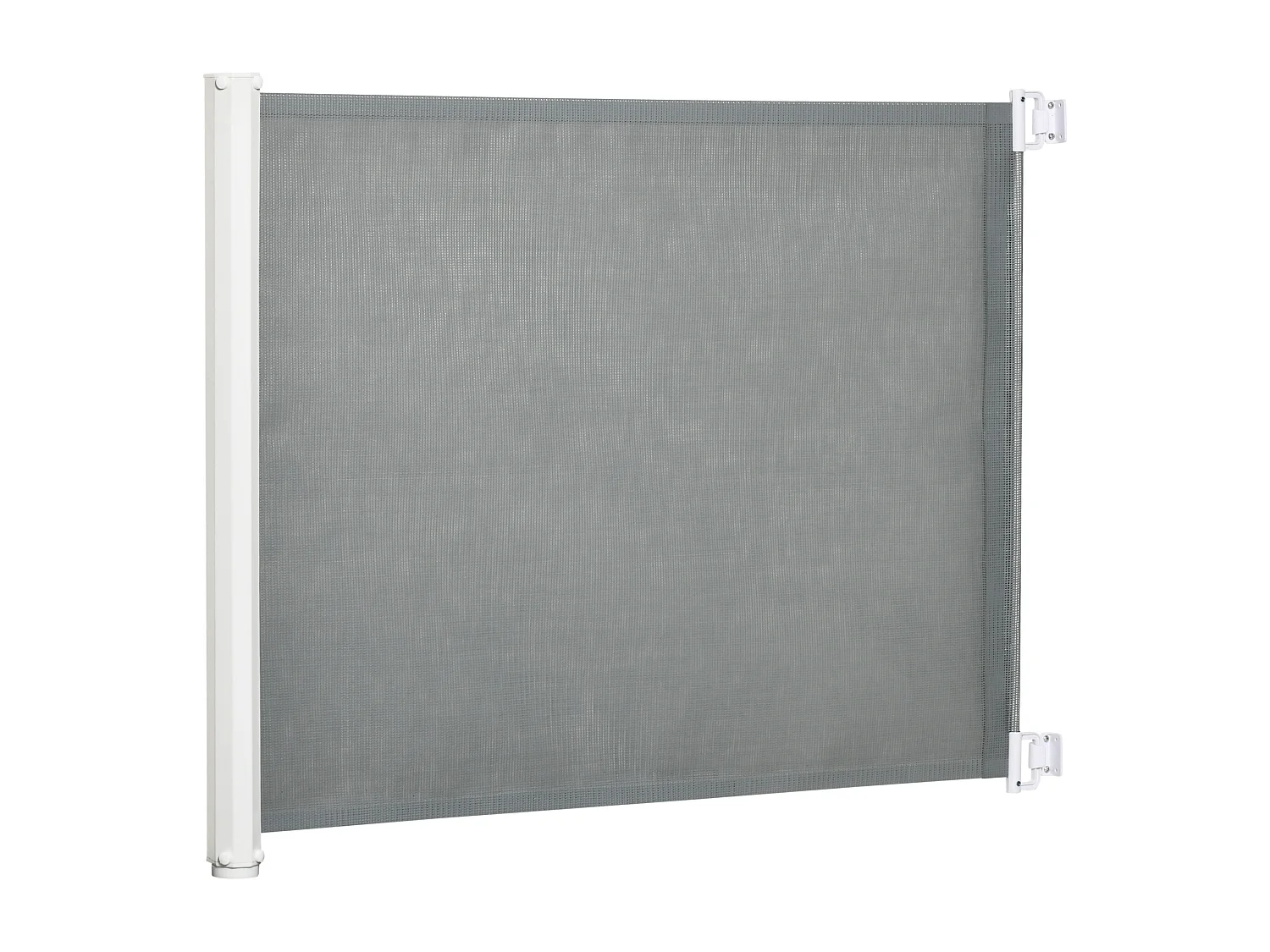 Barrera de seguridad gris 115x5.5x82.5 cm PawHut