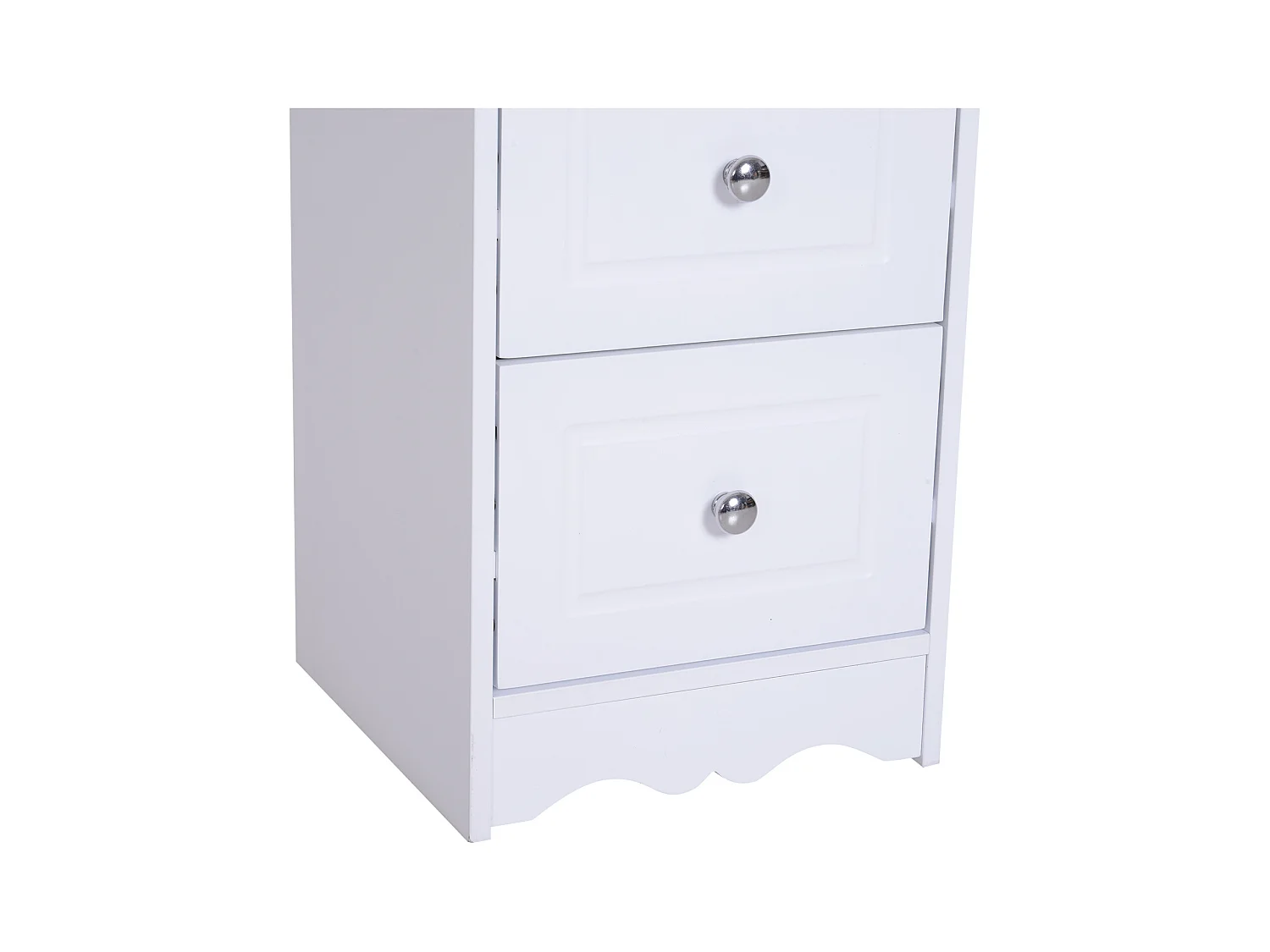 Armario de almacenamiento blanco 29,8x29,8x68,5cm HOMCOM