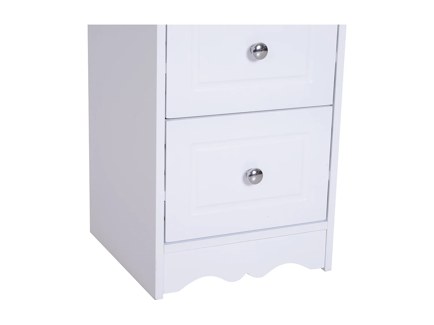 Armario de almacenamiento blanco 29,8x29,8x68,5cm HOMCOM