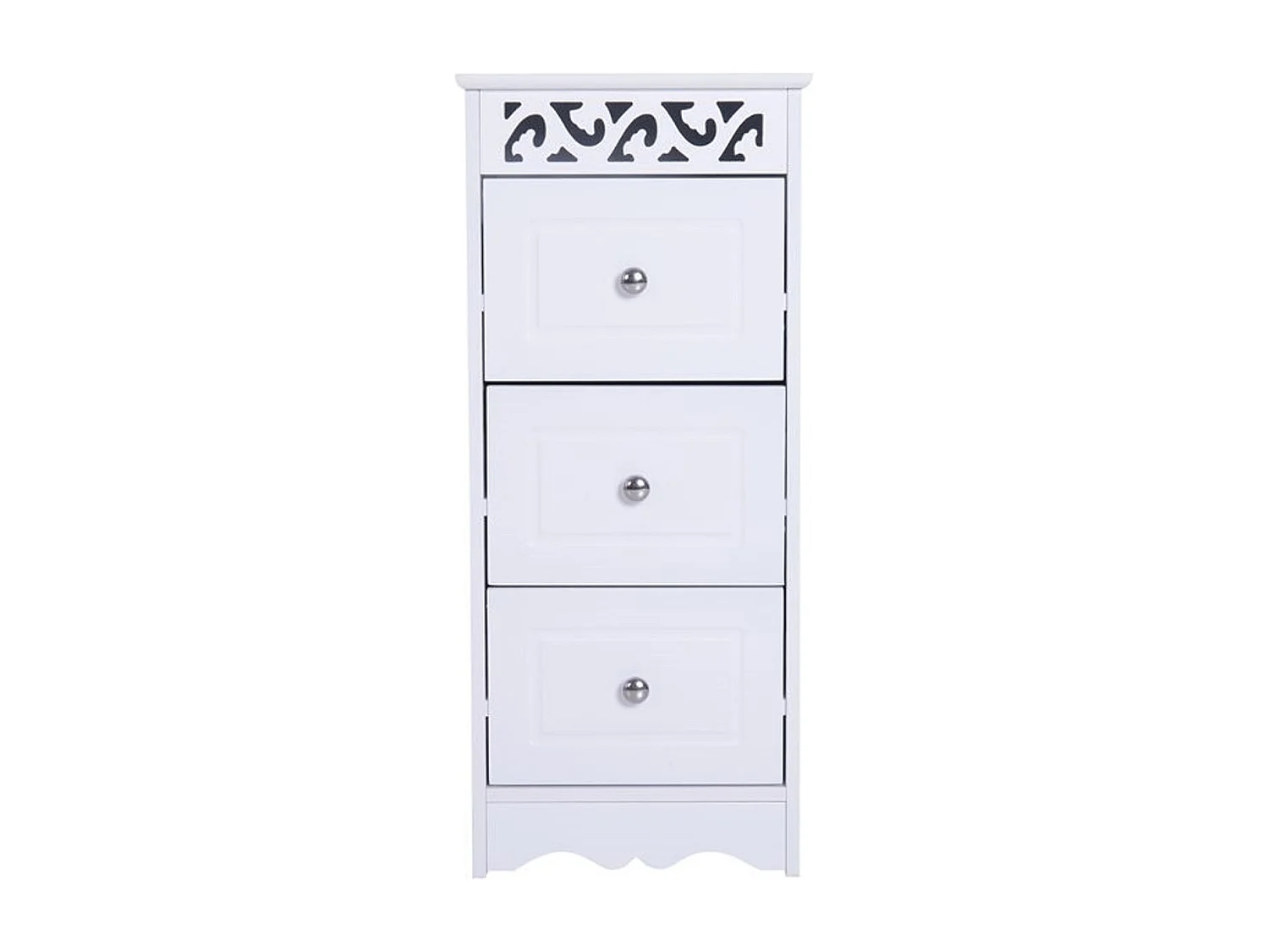 Armario de almacenamiento blanco 29,8x29,8x68,5cm HOMCOM