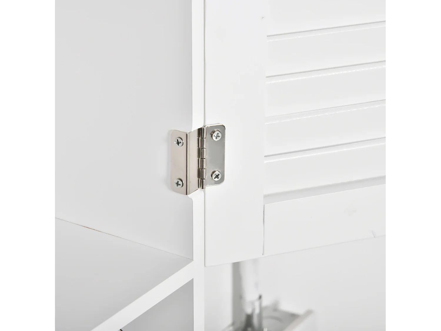 Armario baño de pared blanco 60x23x60 cm kleankin