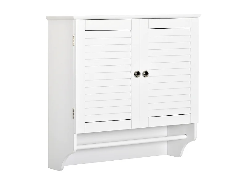 Armario baño de pared blanco 60x23x60 cm kleankin