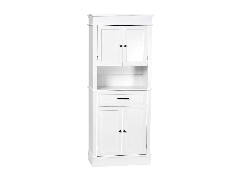 Alacena de cocina blanco 74x39.5x183 cm HOMCOM