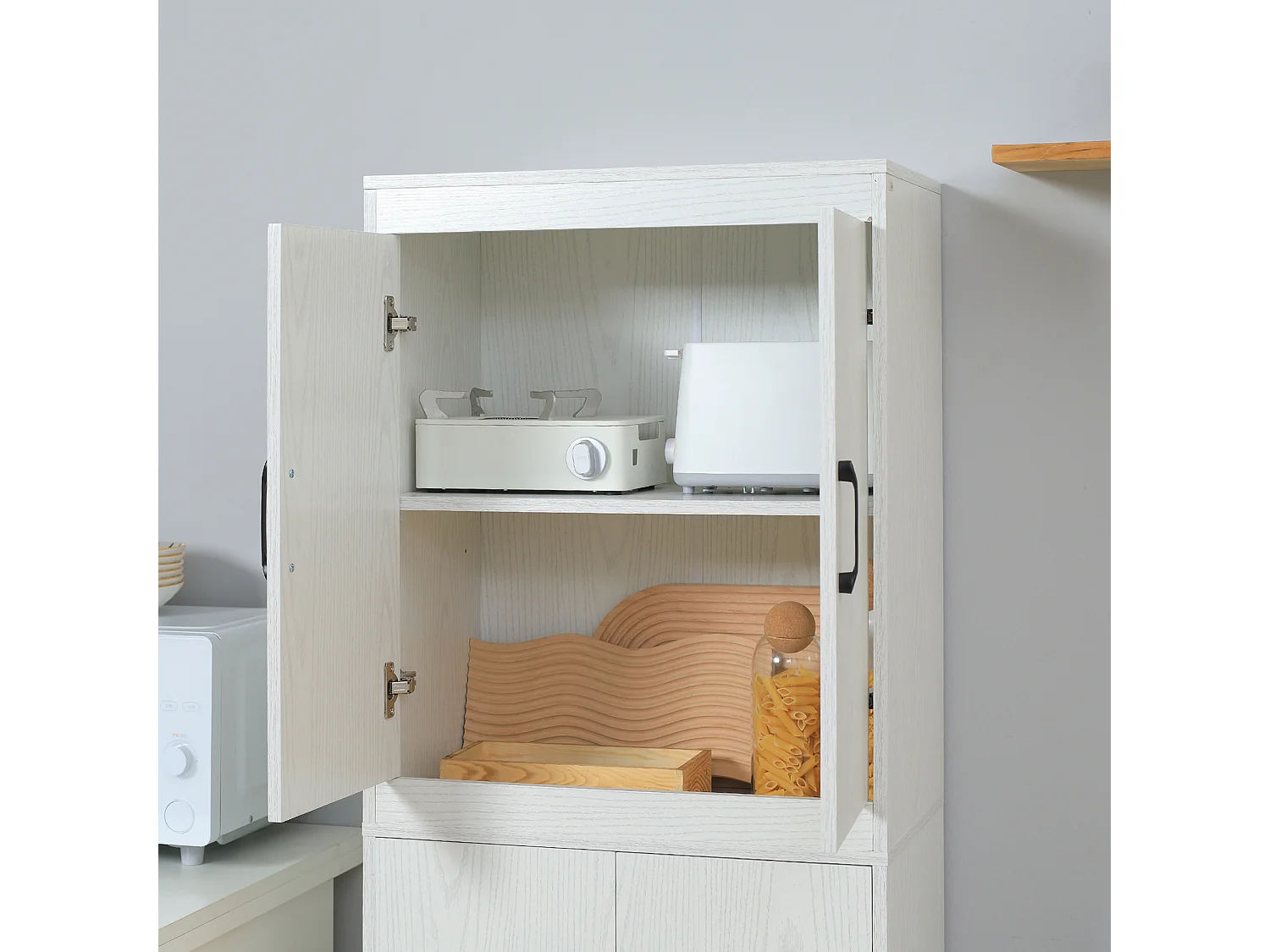 Alacena de cocina blanco 60x36x168 cm HOMCOM