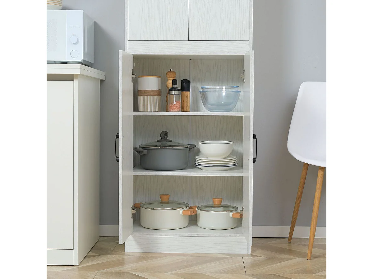 Alacena de cocina blanco 60x36x168 cm HOMCOM