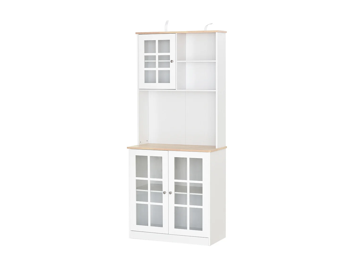 Armario de cocina blanco 80x37x183cm HOMCOM