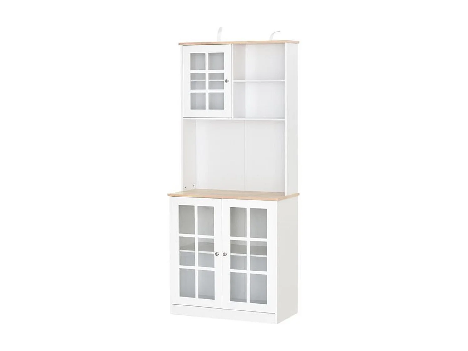 Armario de cocina blanco 80x37x183cm HOMCOM