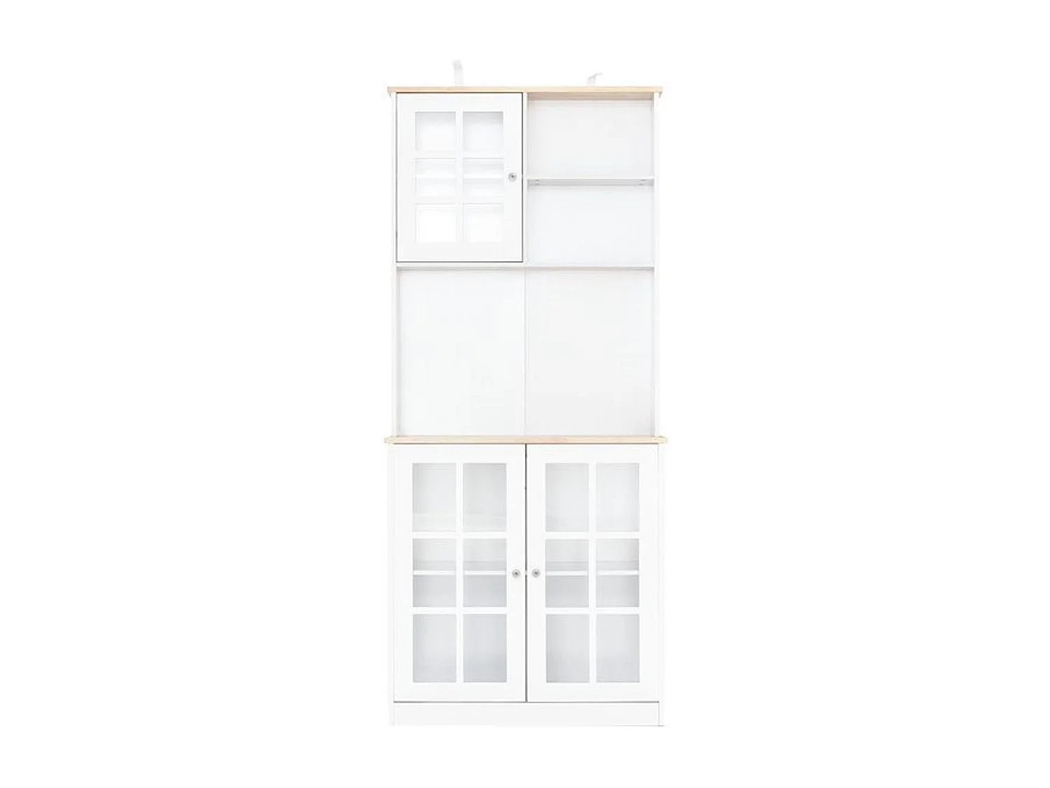 Armario de cocina blanco 80x37x183cm HOMCOM