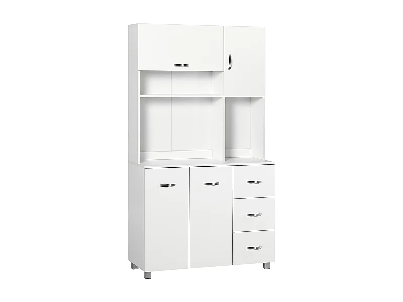 Alacena de cocina blanco 100x39.5x183.5 cm HOMCOM