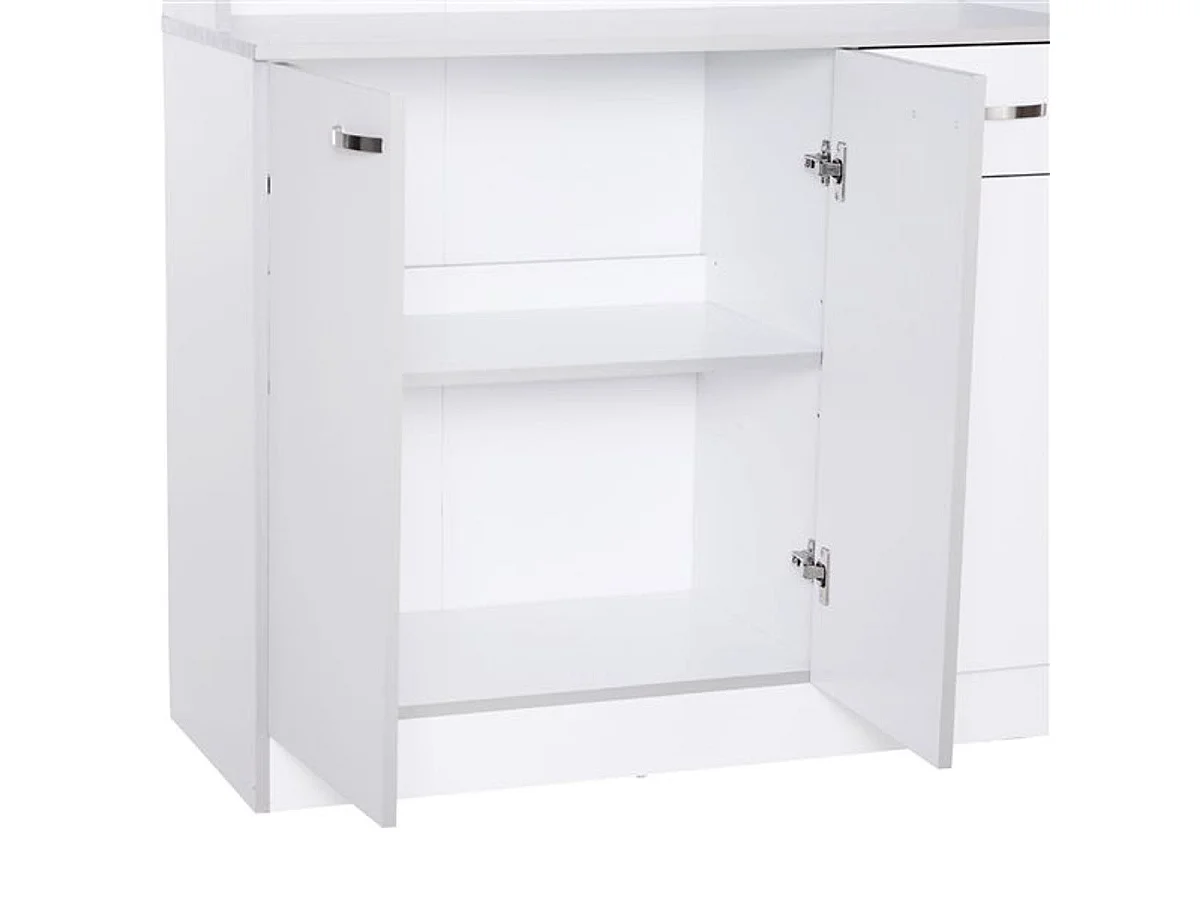 Armario para cocina blanco 101x39x180 cm HOMCOM