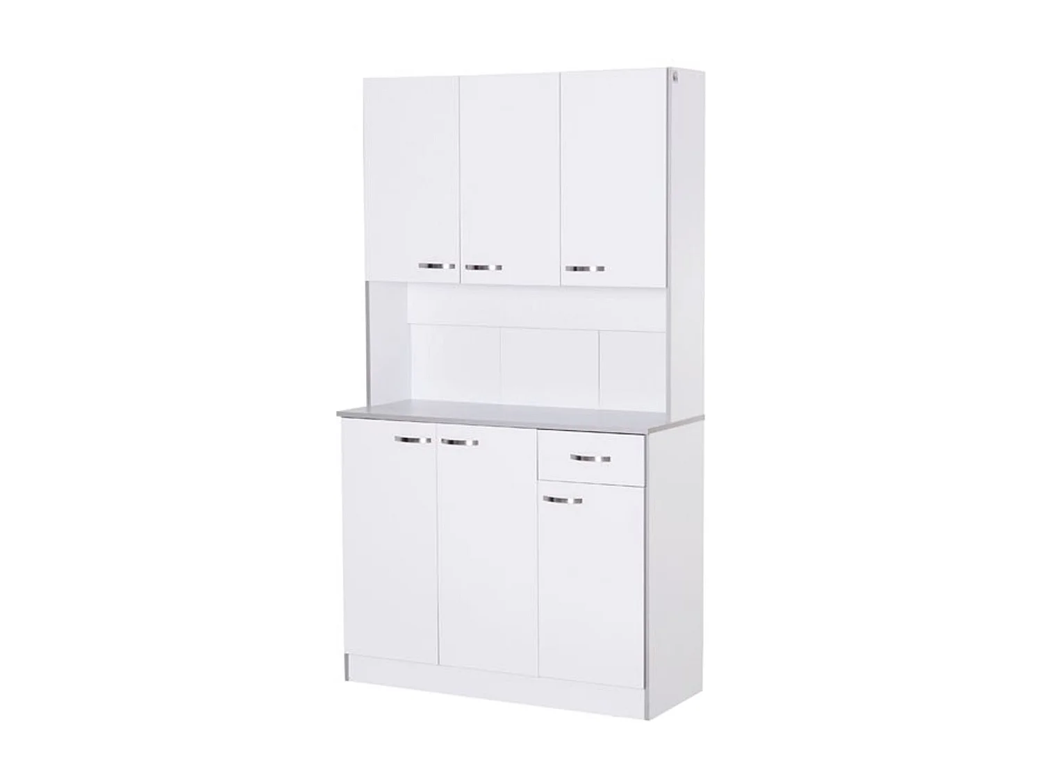 Armario para cocina blanco 101x39x180 cm HOMCOM