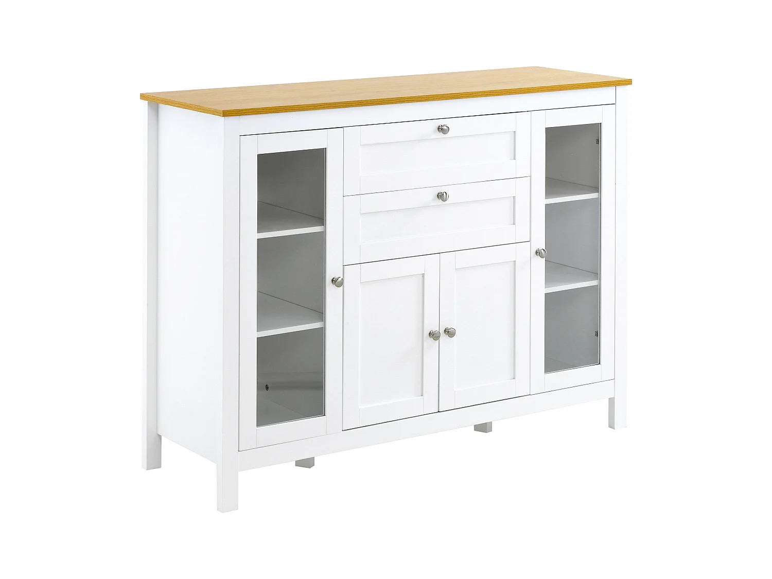 Aparador de cocina blanco 120x40x90 cm HOMCOM