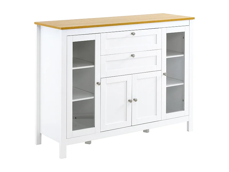 Aparador de cocina blanco 120x40x90 cm HOMCOM