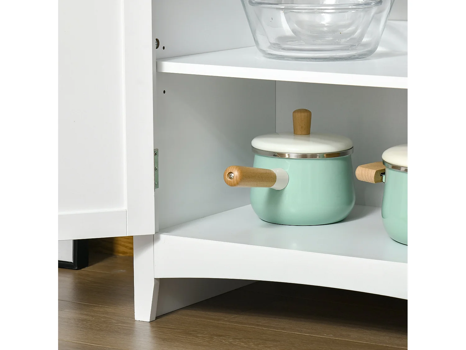 Alacena de cocina blanco 68.6x40x164 cm HOMCOM