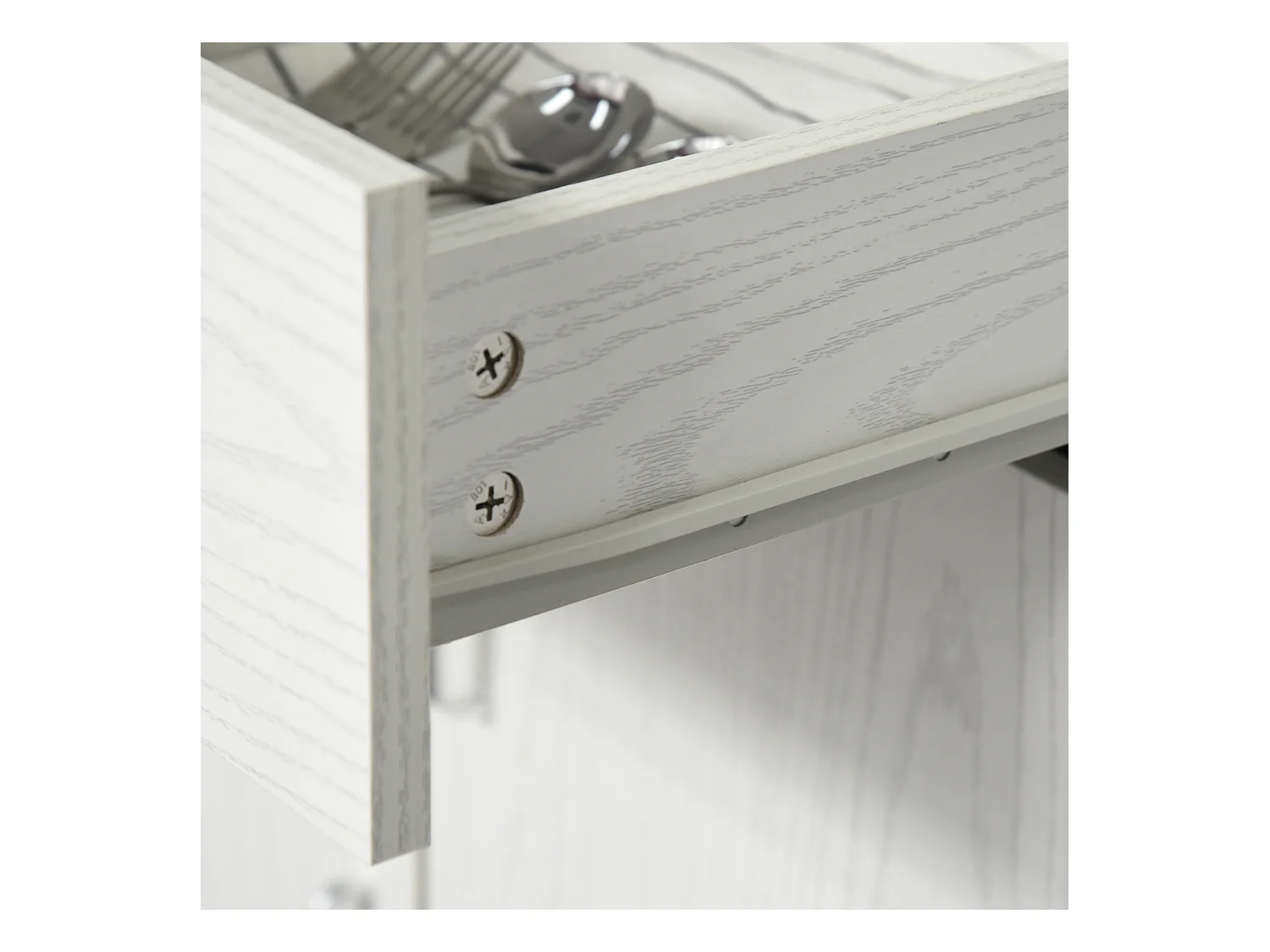 Mueble auxiliar de cocina blanco 71x41x178 cm HOMCOM