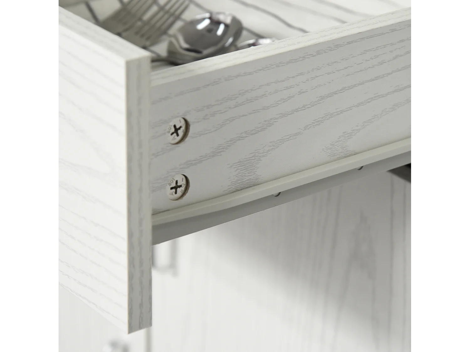 Mueble auxiliar de cocina blanco 71x41x178 cm HOMCOM