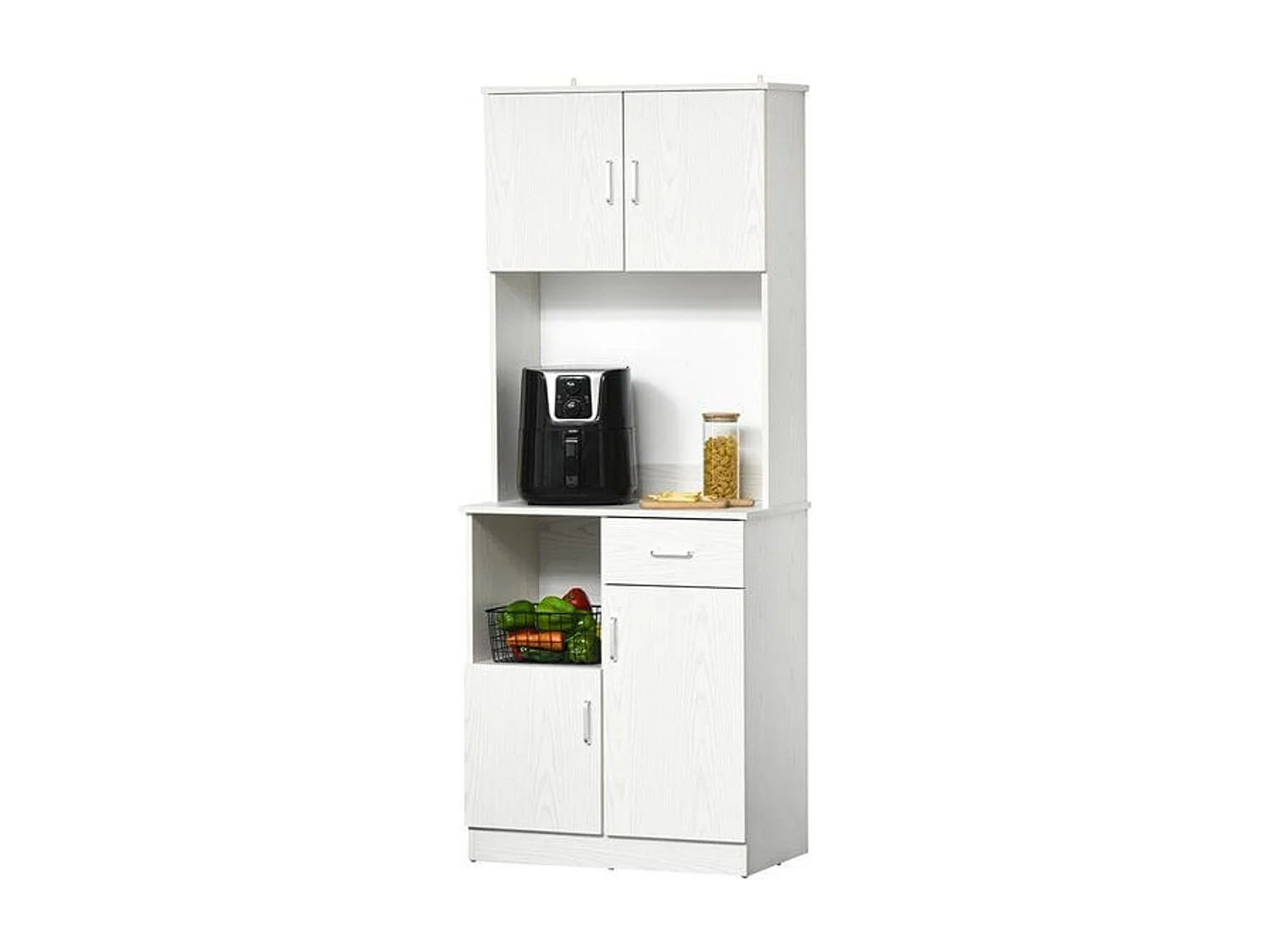 Mueble auxiliar de cocina blanco 71x41x178 cm HOMCOM