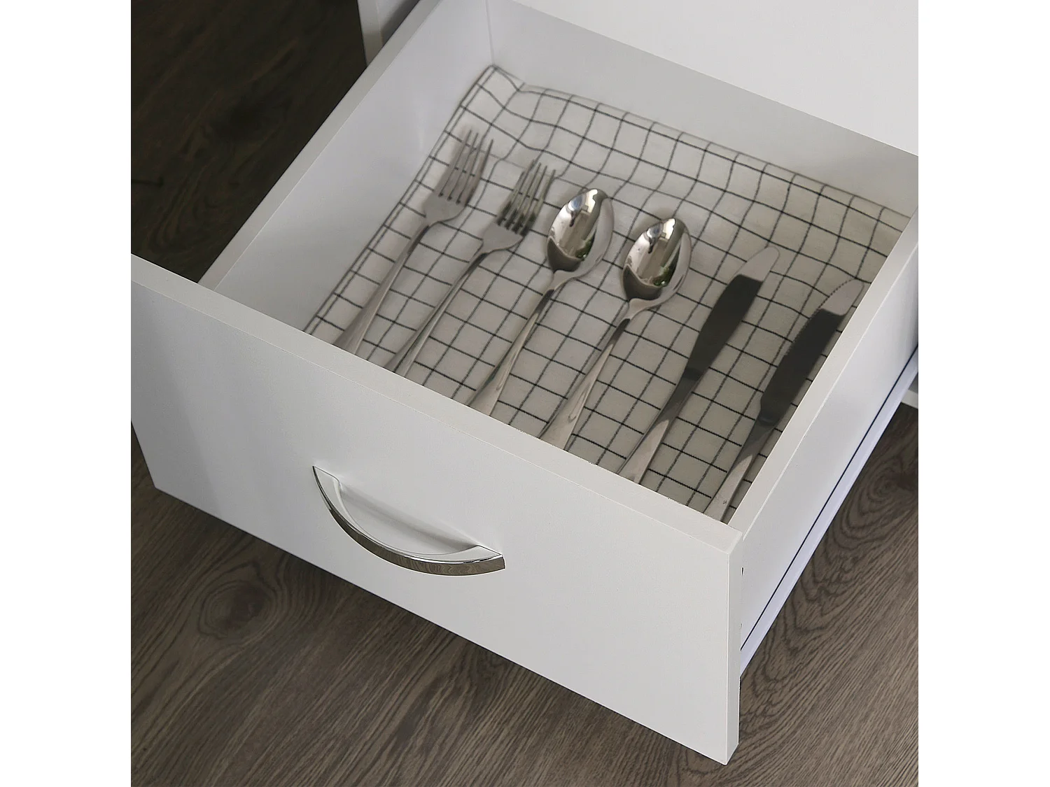 Alacena de cocina blanco 80x39.5x183.5 cm HOMCOM