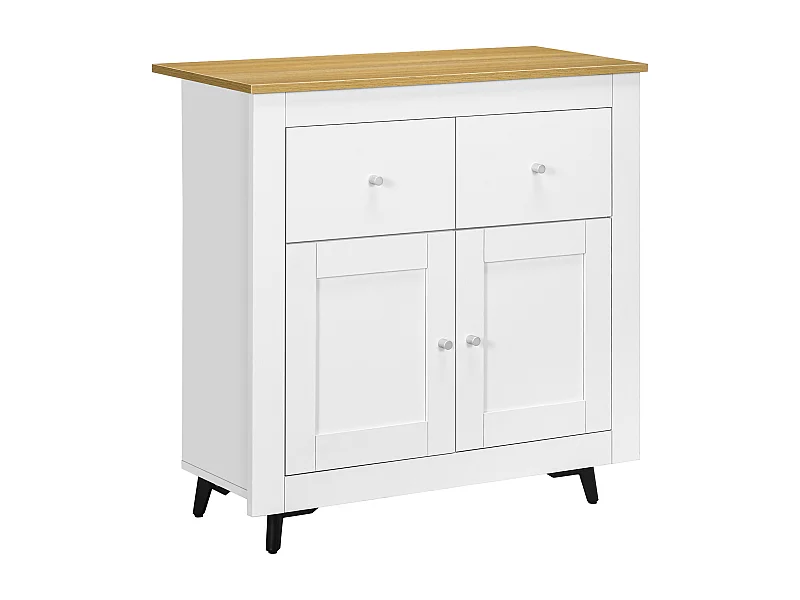 Aparador blanco 78x35x80 cm HOMCOM