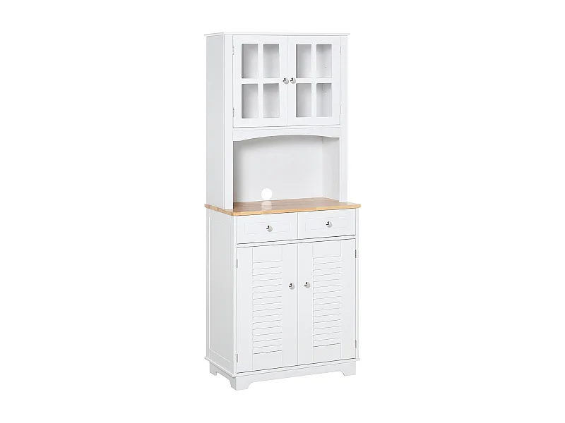 Mueble auxiliar de cocina blanco 68x39.5x170 cm HOMCOM