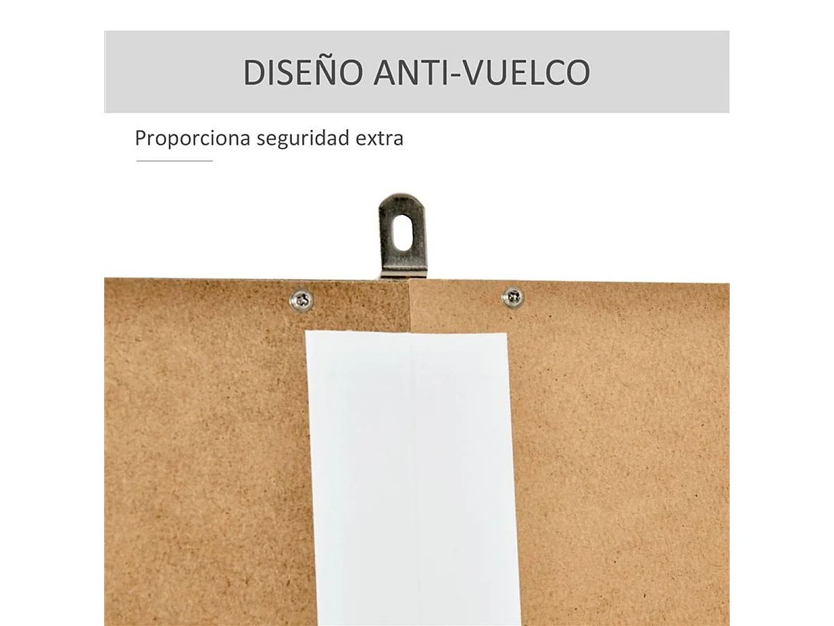 Armario buffet de cocina con aparador blanco 80x48x170 cm HOMCOM