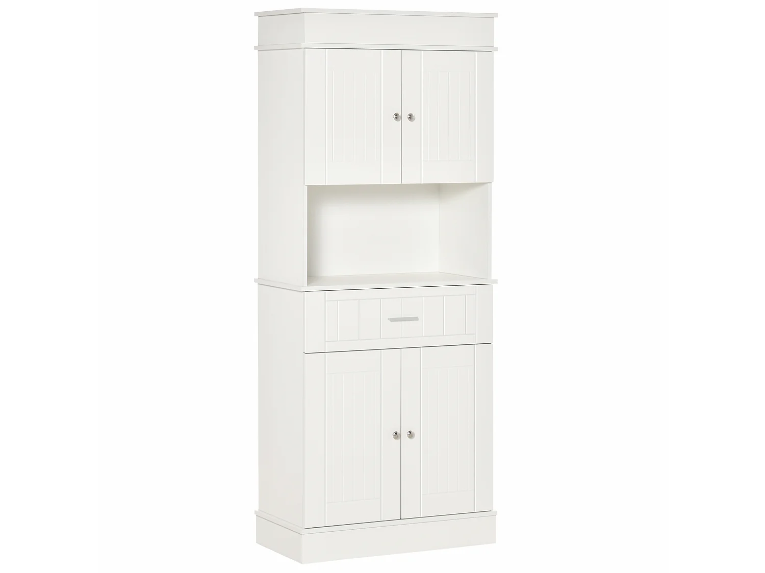 Alacena de cocina blanco 74.3x39.4x183 cm HOMCOM