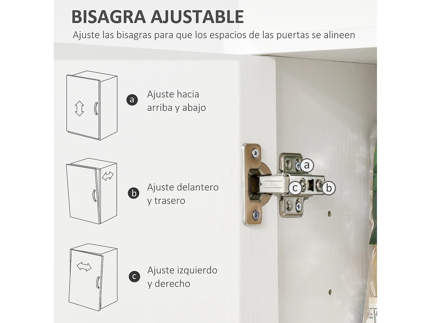 Alacena de cocina blanco 74.3x39.4x183 cm HOMCOM