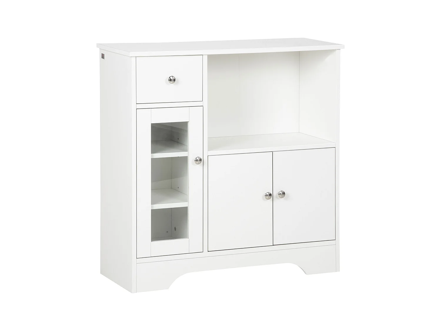 Aparador de cocina blanco 80x30x82 cm HOMCOM