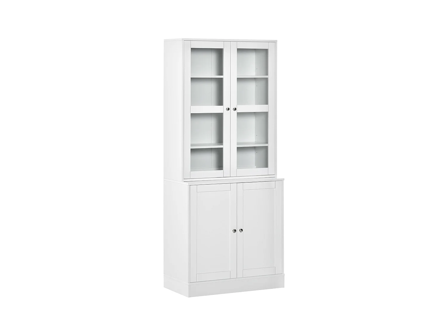 Armario de libros blanco 76x40x178.5 cm HOMCOM