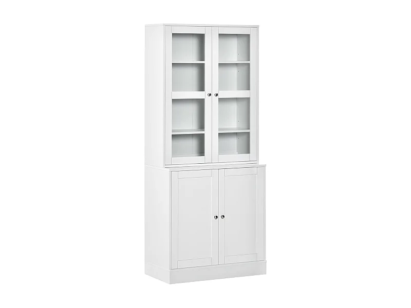 Armario de libros blanco 76x40x178.5 cm HOMCOM
