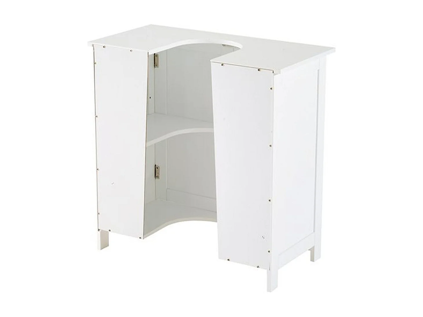 Armario para debajo del lavabo blanco 60x30x60cm HOMCOM
