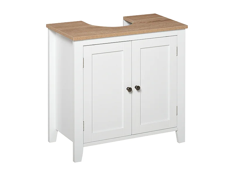 Armario de baño blanco 60x30x60 cm kleankin