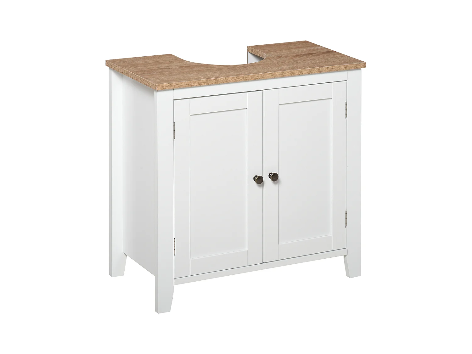 Armario de baño blanco 60x30x60 cm kleankin