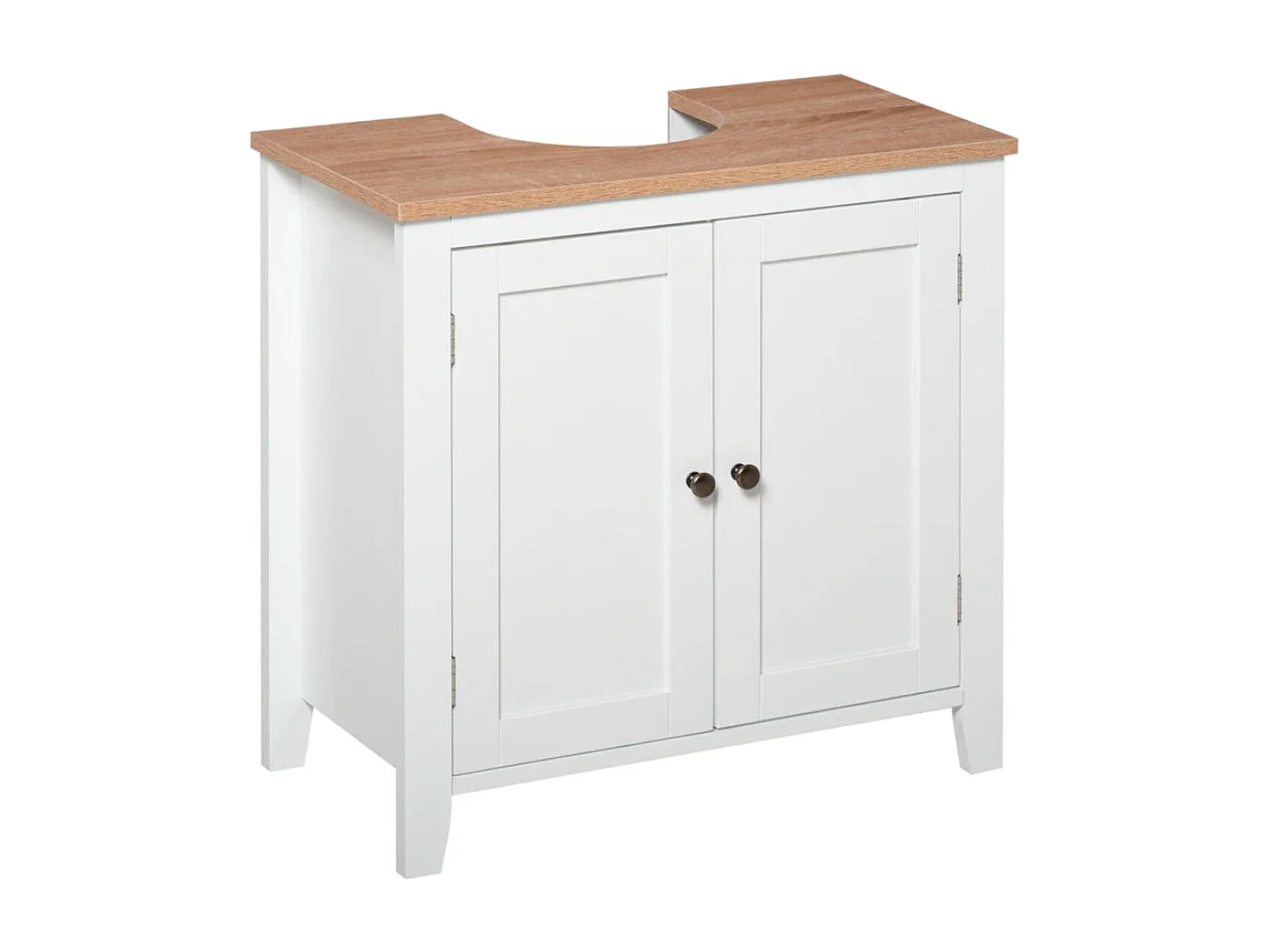 Armario de baño blanco 60x30x60 cm kleankin