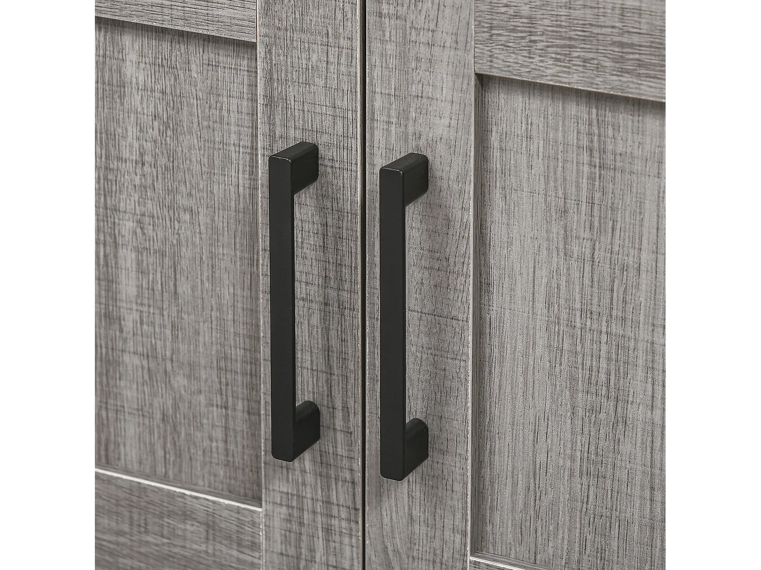 Armario de baño gris 60x30x60 cm kleankin