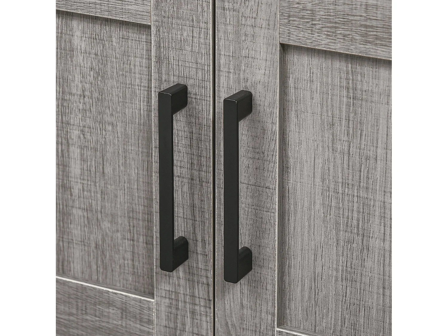 Armario de baño gris 60x30x60 cm kleankin