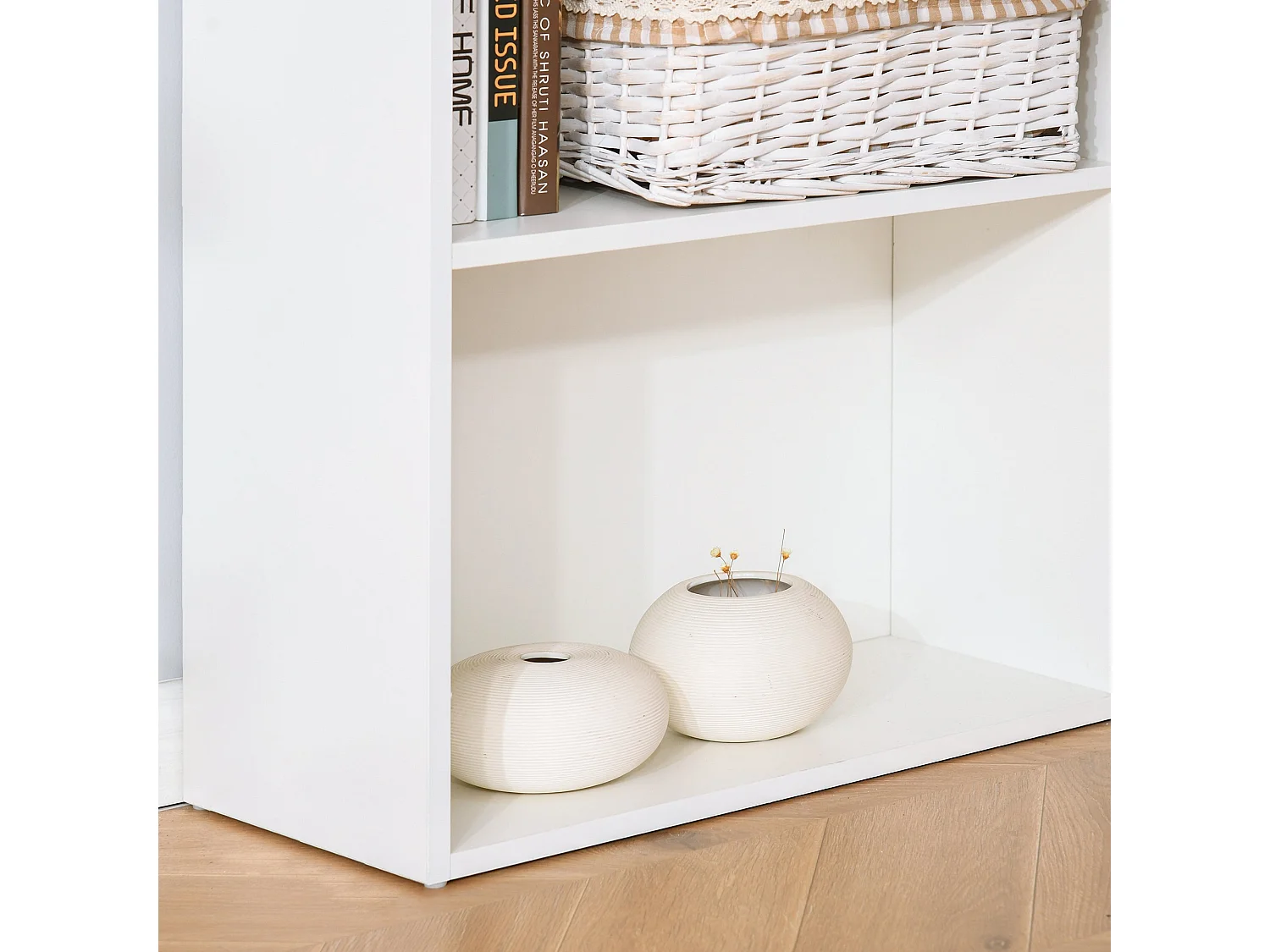 Mesa con estantería blanco 120x55x120cm HOMCOM