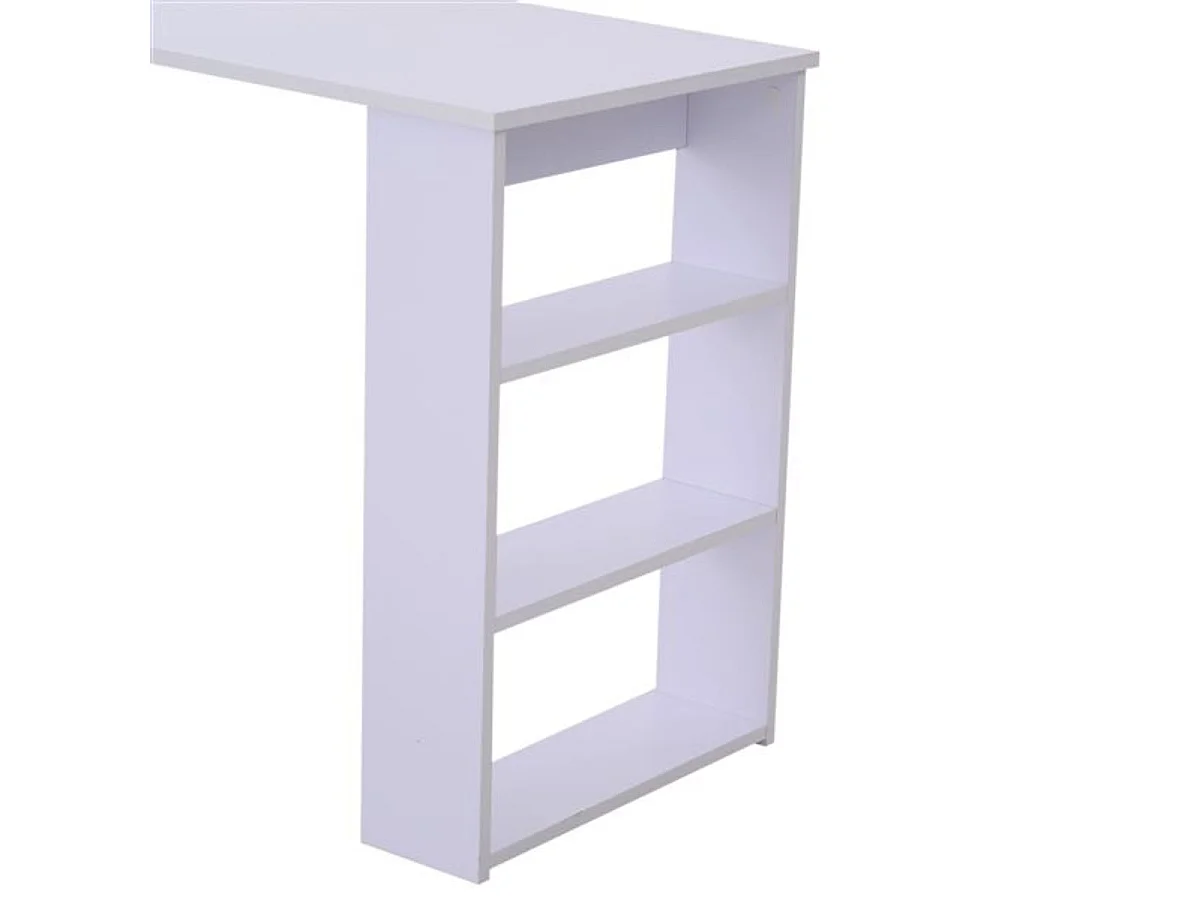 Mesa de ordenador blanco 120x110x74.5 cm HOMCOM