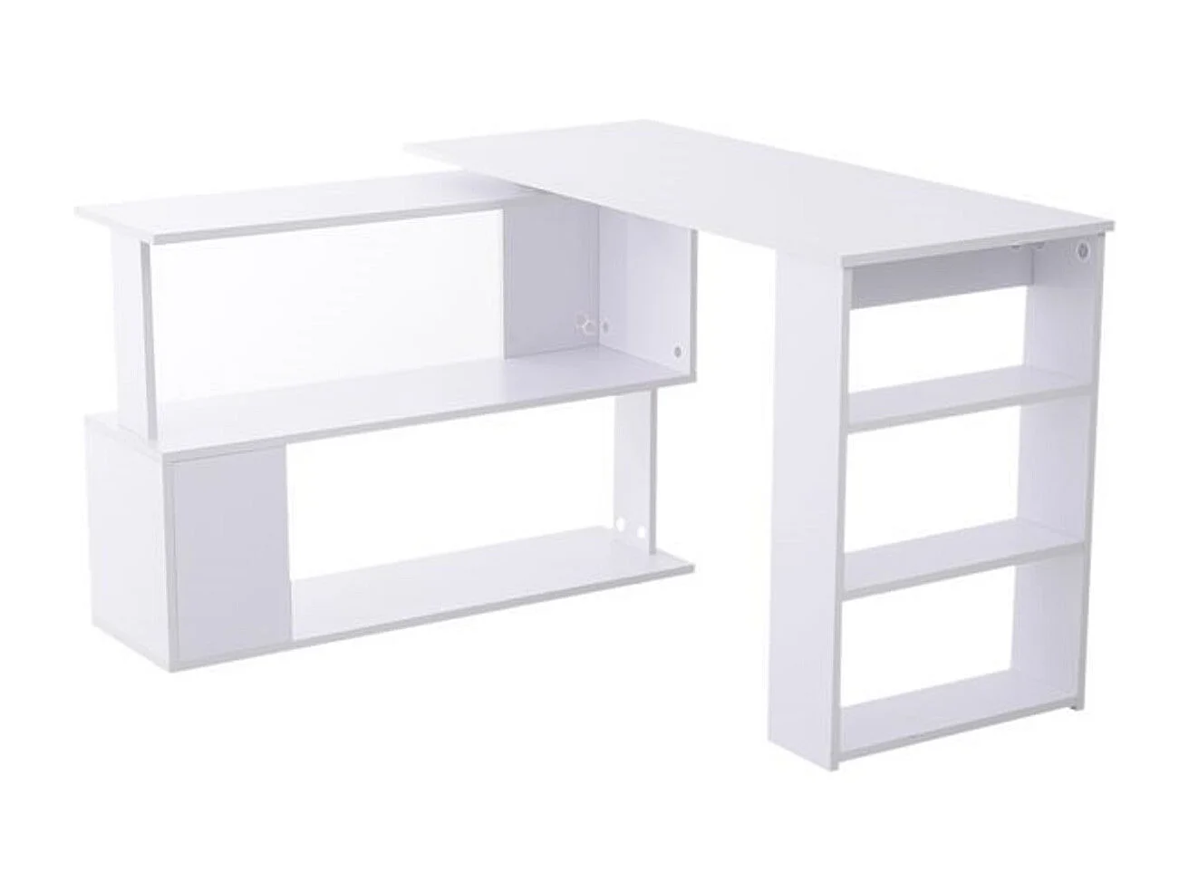 Mesa de ordenador blanco 120x110x74.5 cm HOMCOM