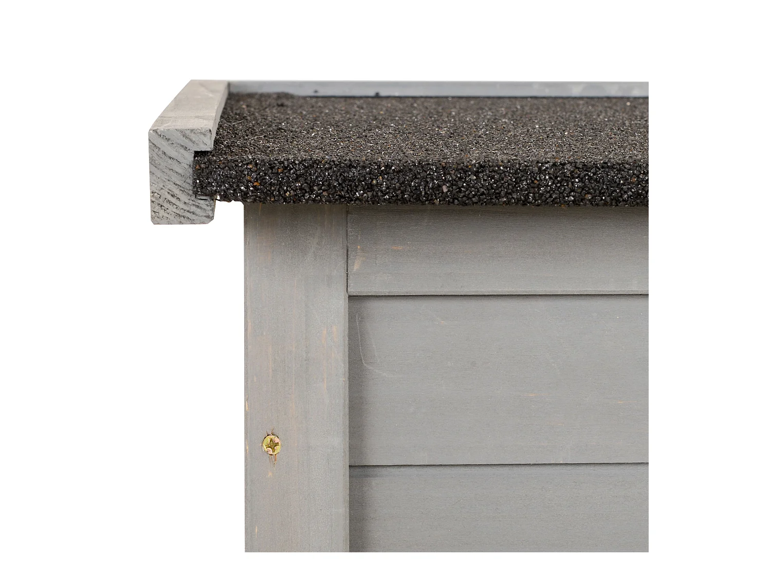 Caseta de jardín gris 87x46.5x96.5 cm Outsunny